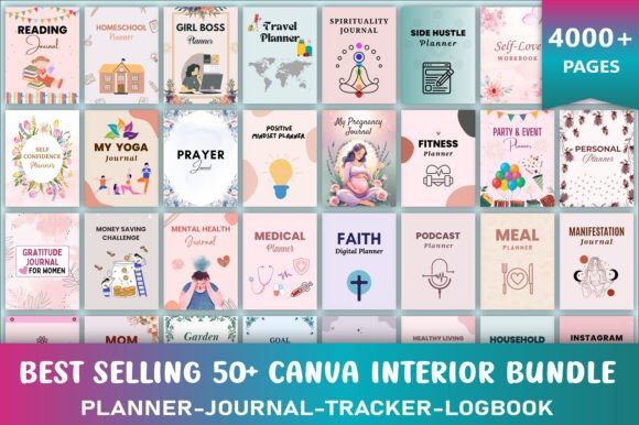 Download Best Selling 50+ Canva Interiors Bundle - Selling Collection