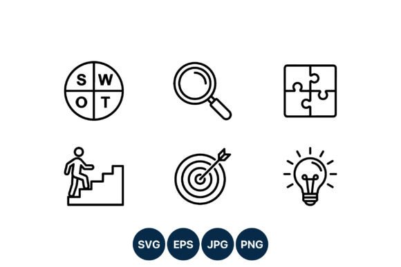 Download Business Strategy Icon Set Vector - Business Collection
