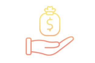 Download Orange Ombre Investments Icon - Orange Collection