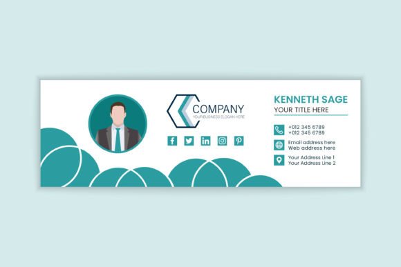 Download Modern Business Email Signature Template - Business Collection