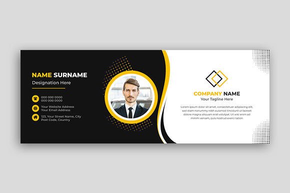 Download Business Email Signature Template Design - Business Collection