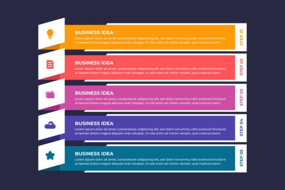Download Flat Business Infographic Template - Business Collection