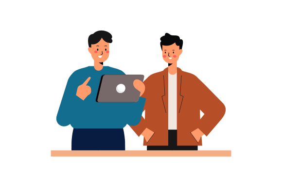 Download Business Discussion Concept Flat Design - Business Collection